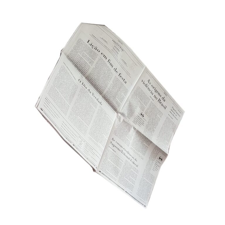 Jornal  para pet Limpo 5kg  folhas grandes 58×