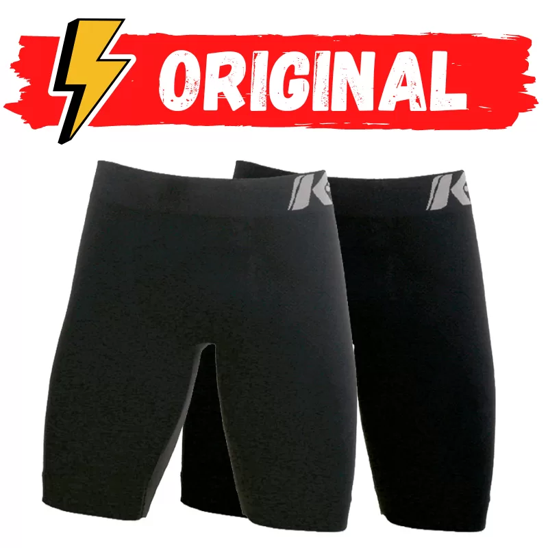 Kit 2 Bermudas Térmicas Masculinas Pretas Esportivas Keeper Short Calção Térmico