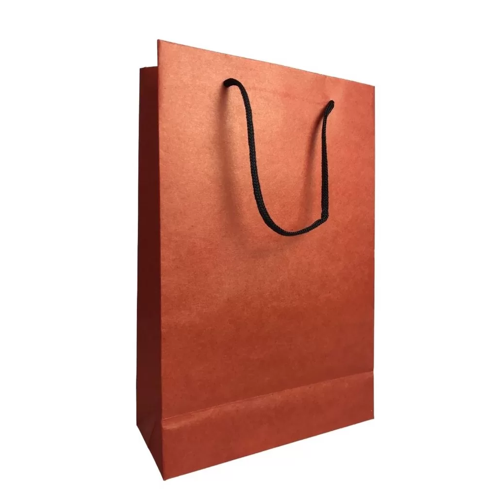 Sacola Papel Color/fantasia Vermelha 20x30x9 10 Und.