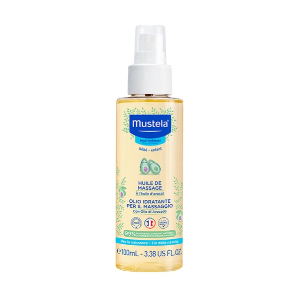 Óleo Para Massagem Mustela Bebe 100ml