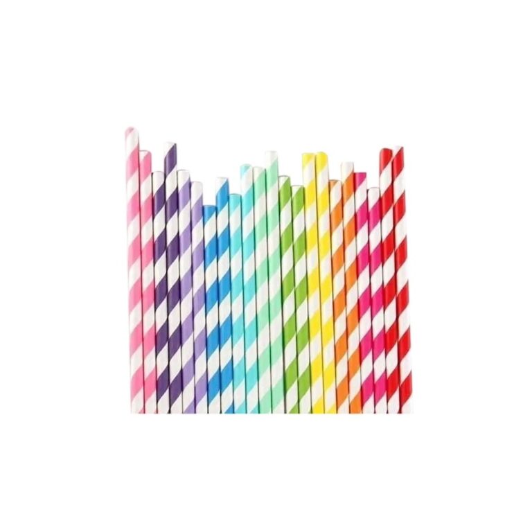 Canudo de Papel Laminado 25und