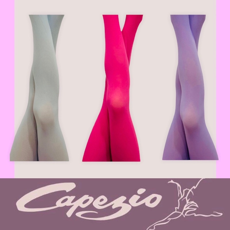 Meia calça inteira colorida para balé / ballet – Fio 40 – Capezio – Tamanhos PP / P / M / G