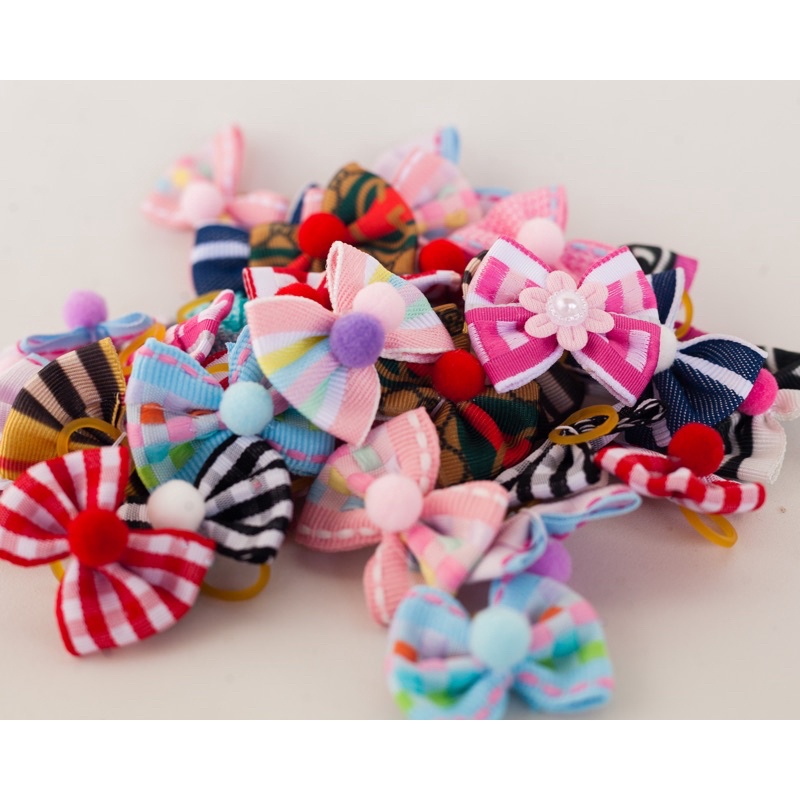 Lacinhos Pet  Banho E Tosa Kit De Laços Diversos Sortidos