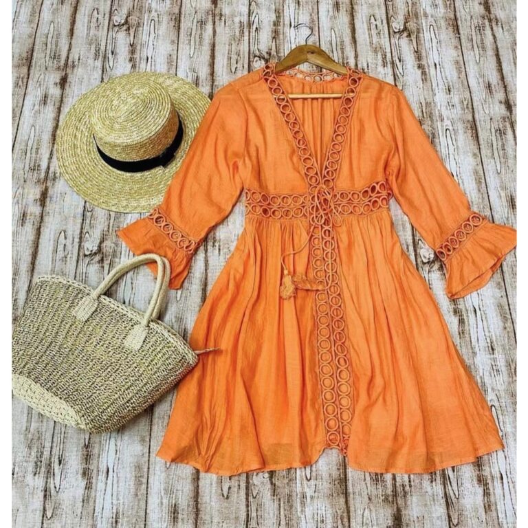 Saida de praia Kimono Curto banho piscina Feminina