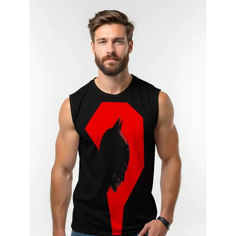 Camiseta Dry Fit Masculina UV 50+ Batman Charada E
