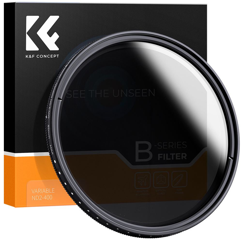 K E F Concept Variável ND2-ND400 ND Filtro De Lente (1-9 Stops) 37/40.5/43/46/49/52/55/58/62/67/72/7