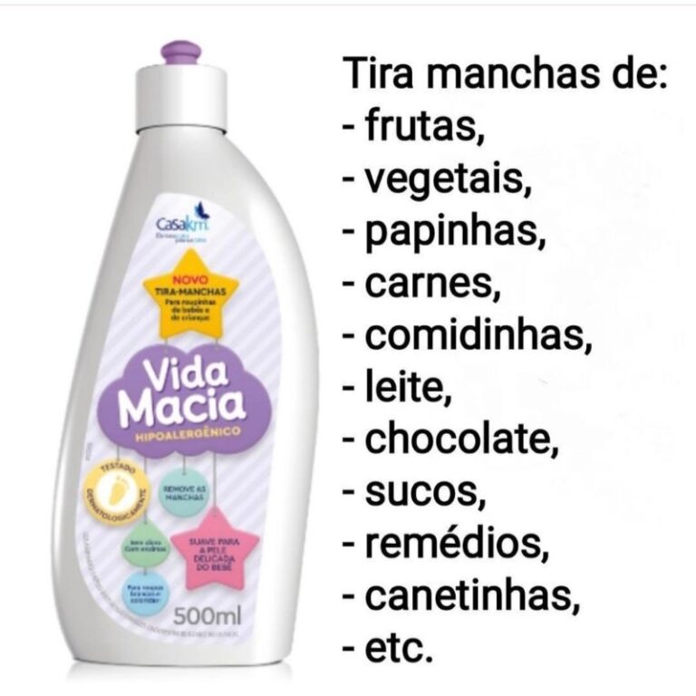 Tira Manchas Hipoalergênico Para Roupas De Bebe B