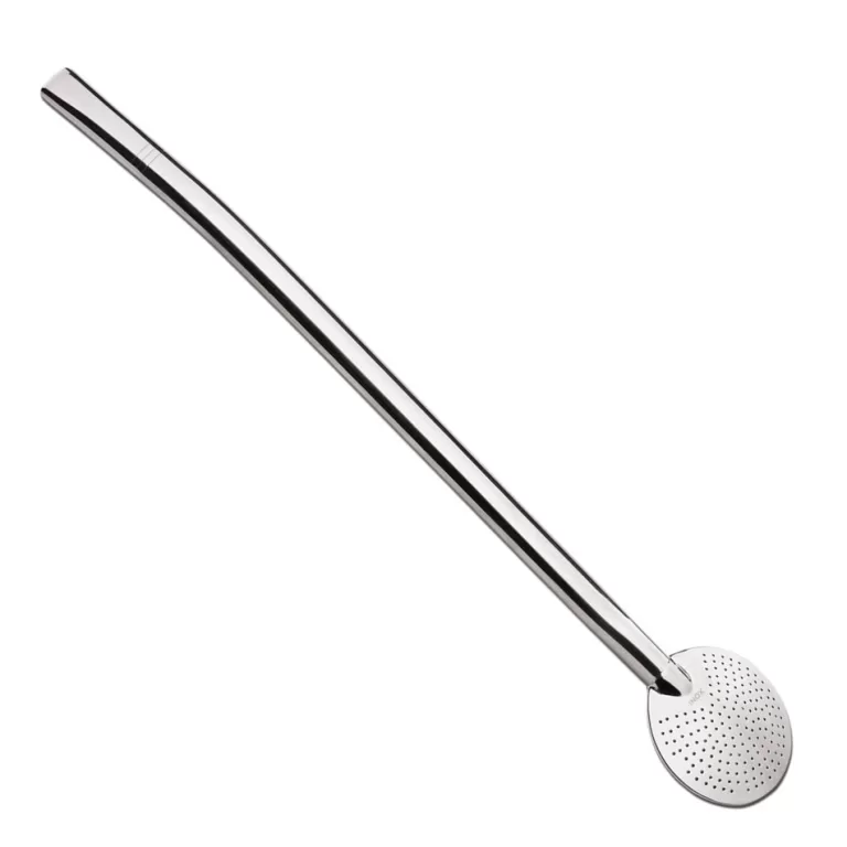 Bomba Chimarrão Mate Tererê 25cm Aço Inox Lisa 