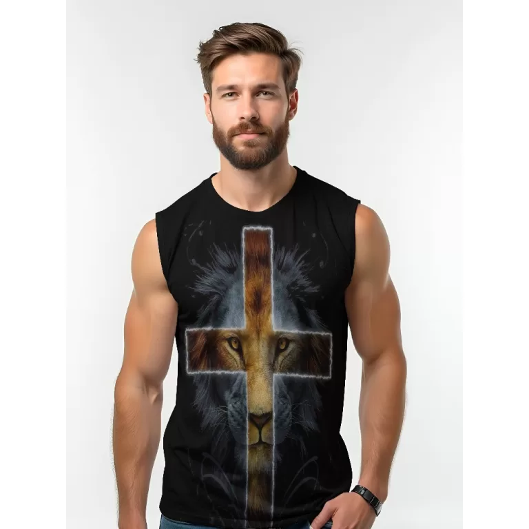 Camiseta Dry Fit Masculina UV 50+ Leão Cruz Estam