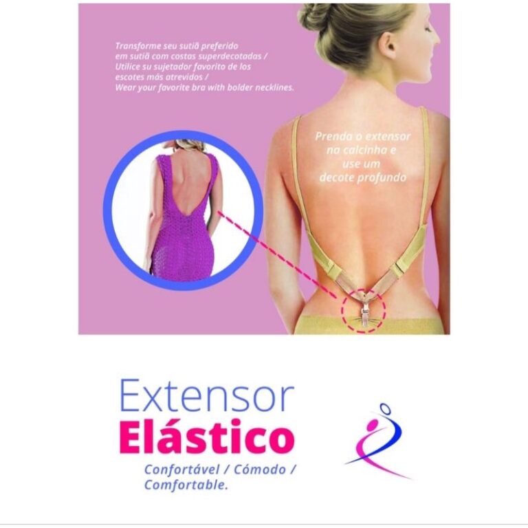Extensor Decote Profundo Acessório De Sutiã Para