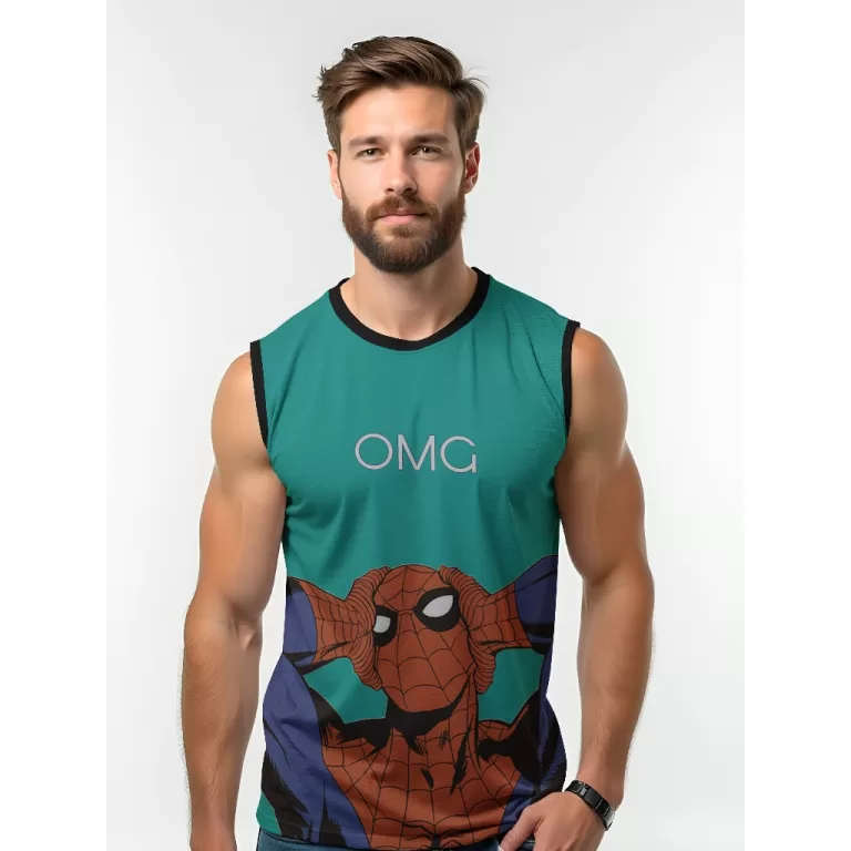 Camiseta Dry Fit Masculina UV 50+ Aranha OMG Estam