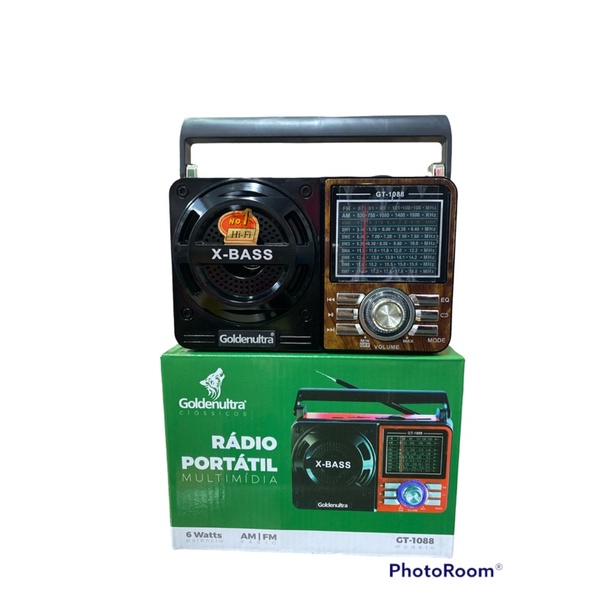 rádio retro bluetooth /AM/FM/USB/micro sd 1088