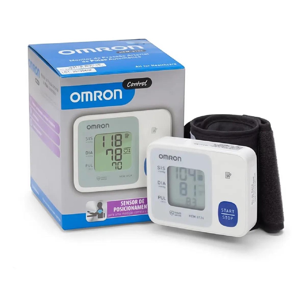 Aparelho De Pressao Digital Pulso Hem6124 Omron