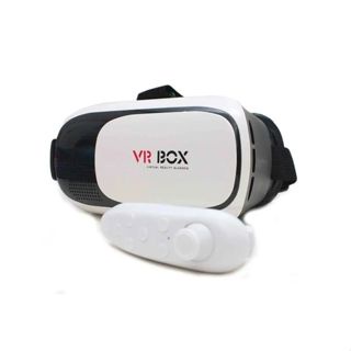 Oculos Realidade Virtual Branco + Controle Com Blu