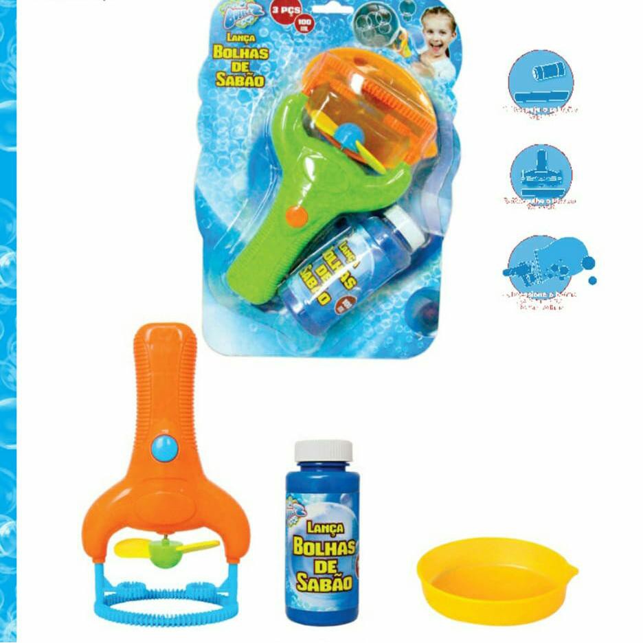Lança Bolhas De Sabão Brinquedo Diversão Garantida