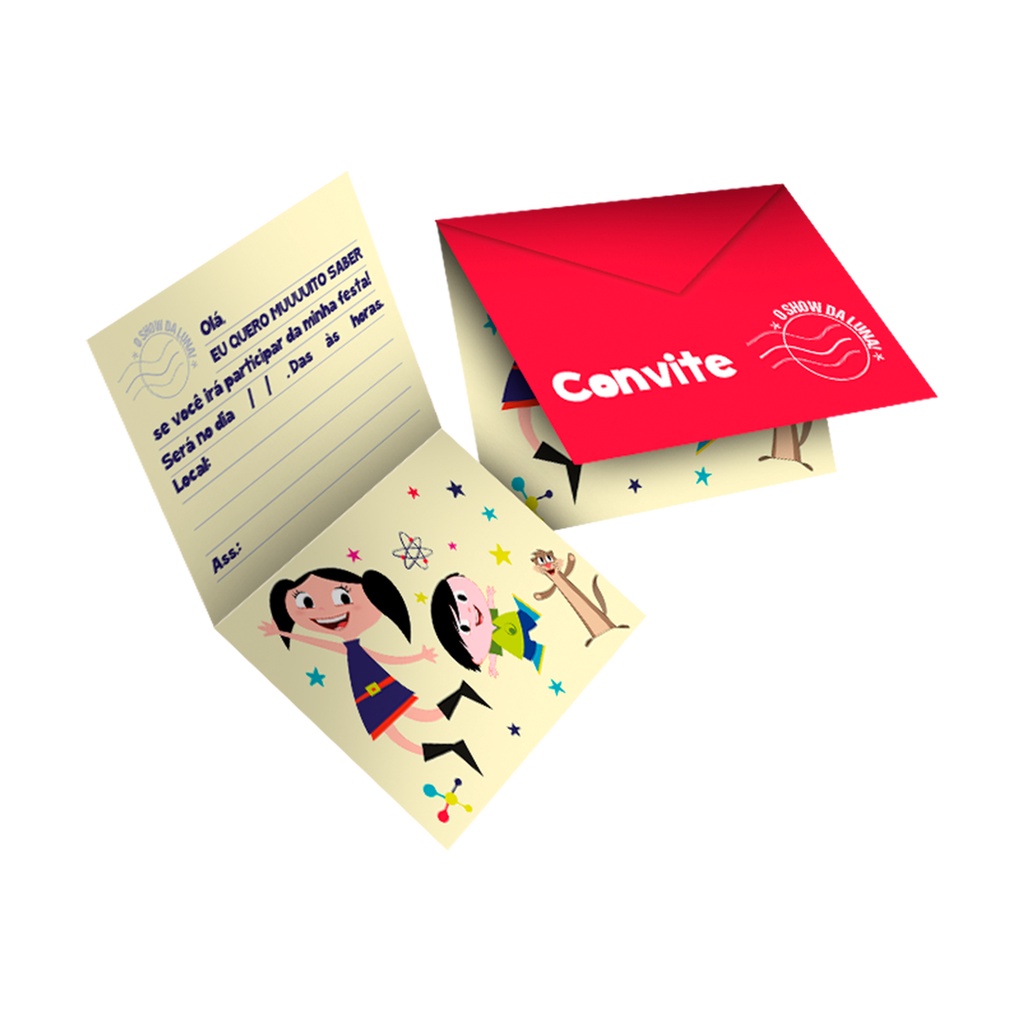 Convite Show da Luna Core Festcolor 8und