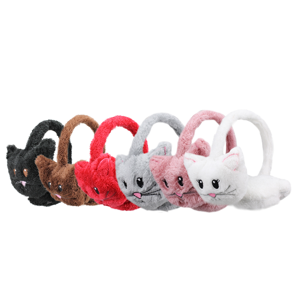 Protetor Aquecedor  De Ouvido Orelha Feminina Menina Quente Earmuff Frio Felpudo Pelúcia PH3167GA
