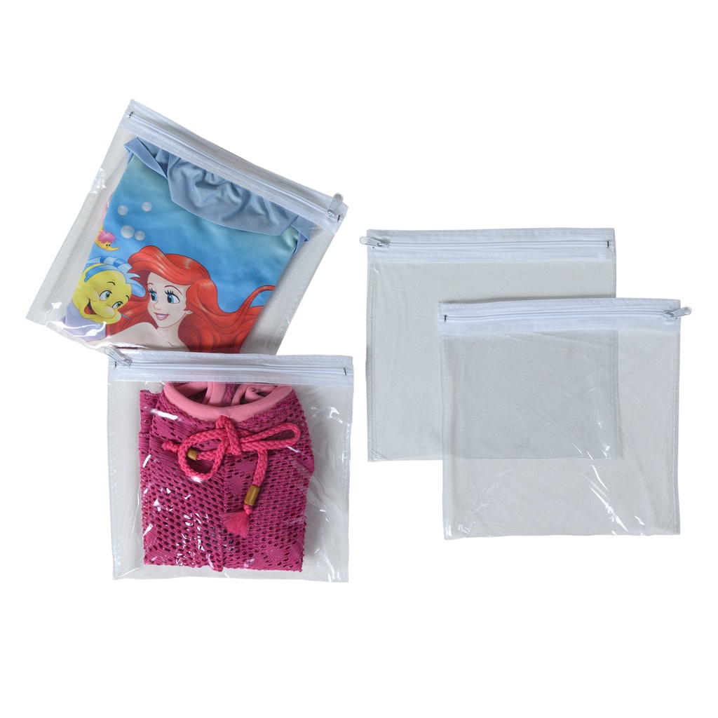 3 Saquinhos Organizador P/ Biquíni Roupa Íntima Moda Praia