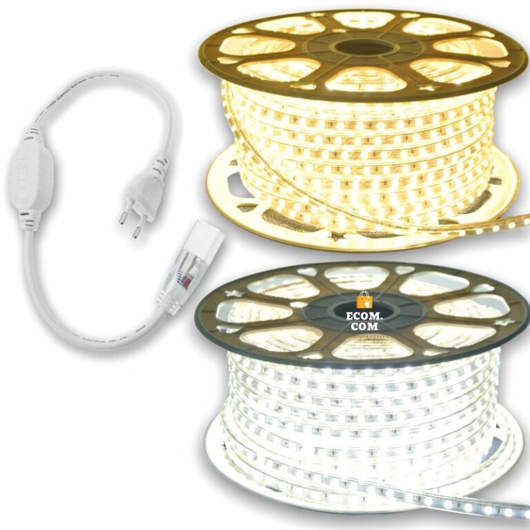 1 a 10 Metros Fita Mangueira Led 5050 Branco Frio/