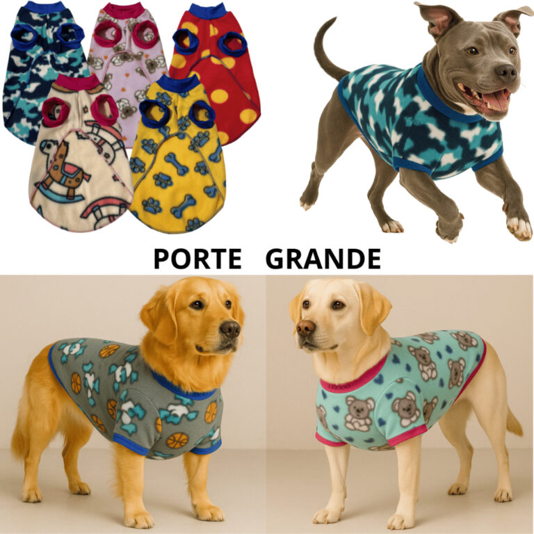 Roupa para Cachorro de Porte Grande Cães Cão Rou