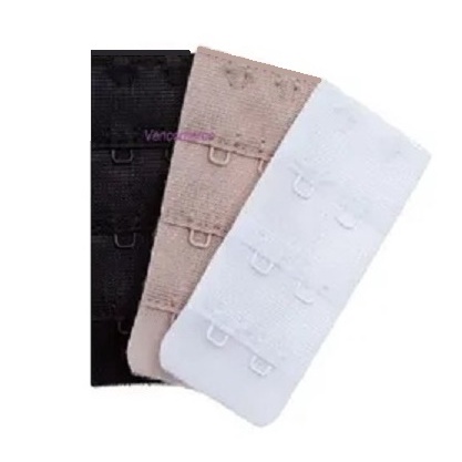 3  Extensor de sutiã Duplo alongador costas larga