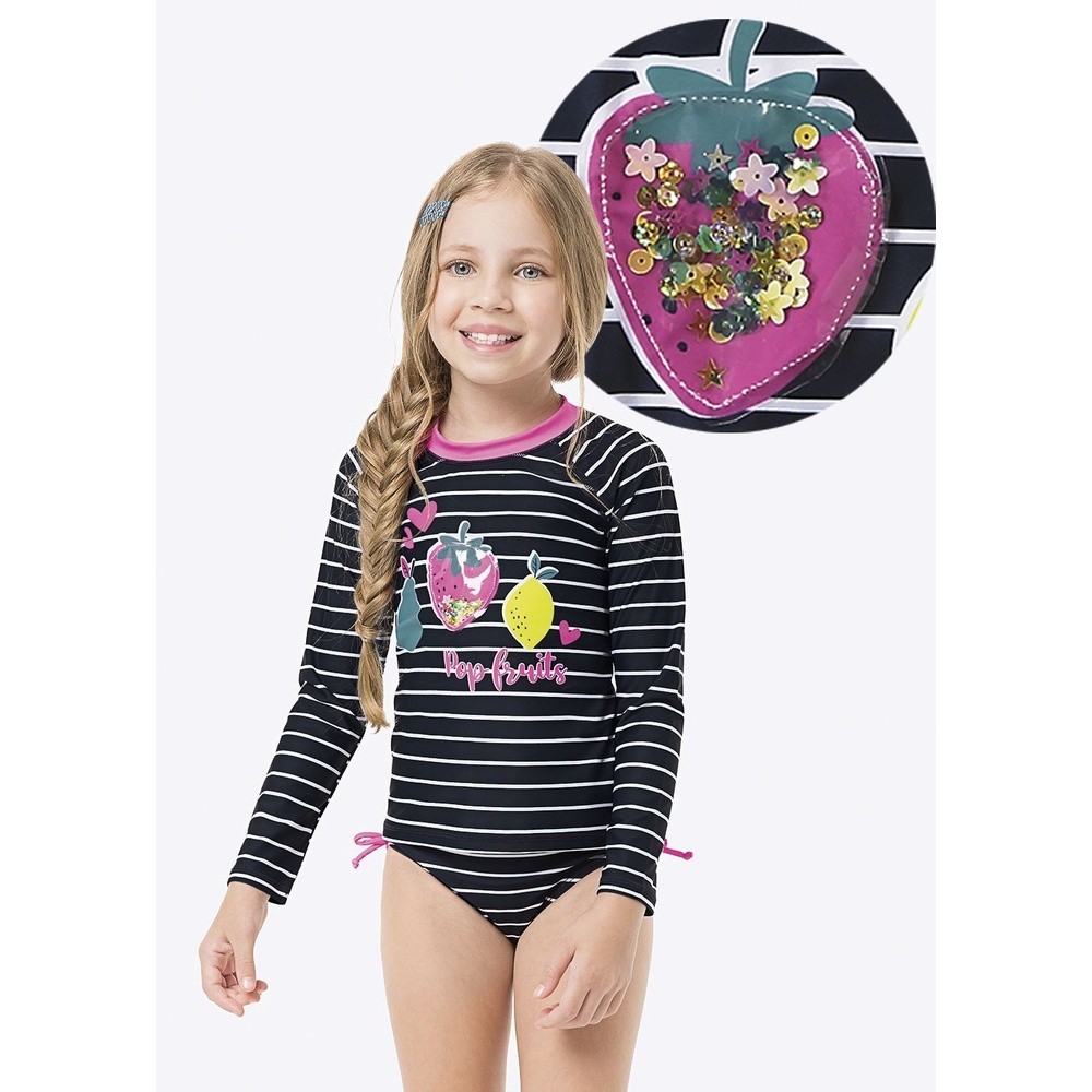 Blusa Infantil com Proteção UV50+ Fruits Malwee Presente de Natal