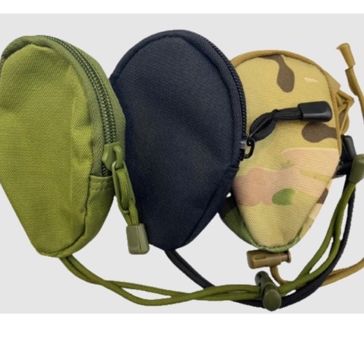 Mini Bolsa militar com zíper (Gota) – 9362