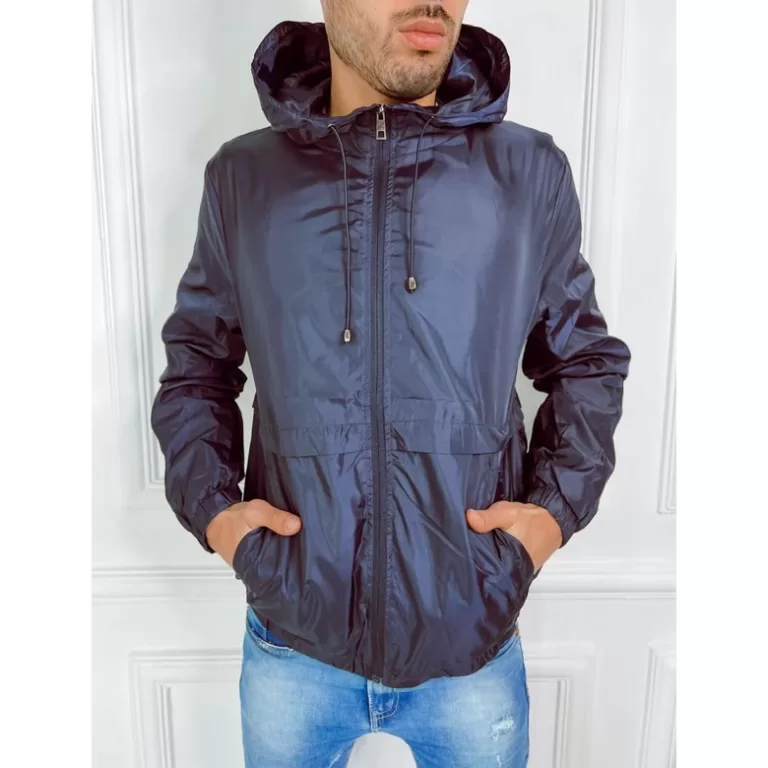 Jaqueta Masculina Corta Vento com Touca e Bolsos L