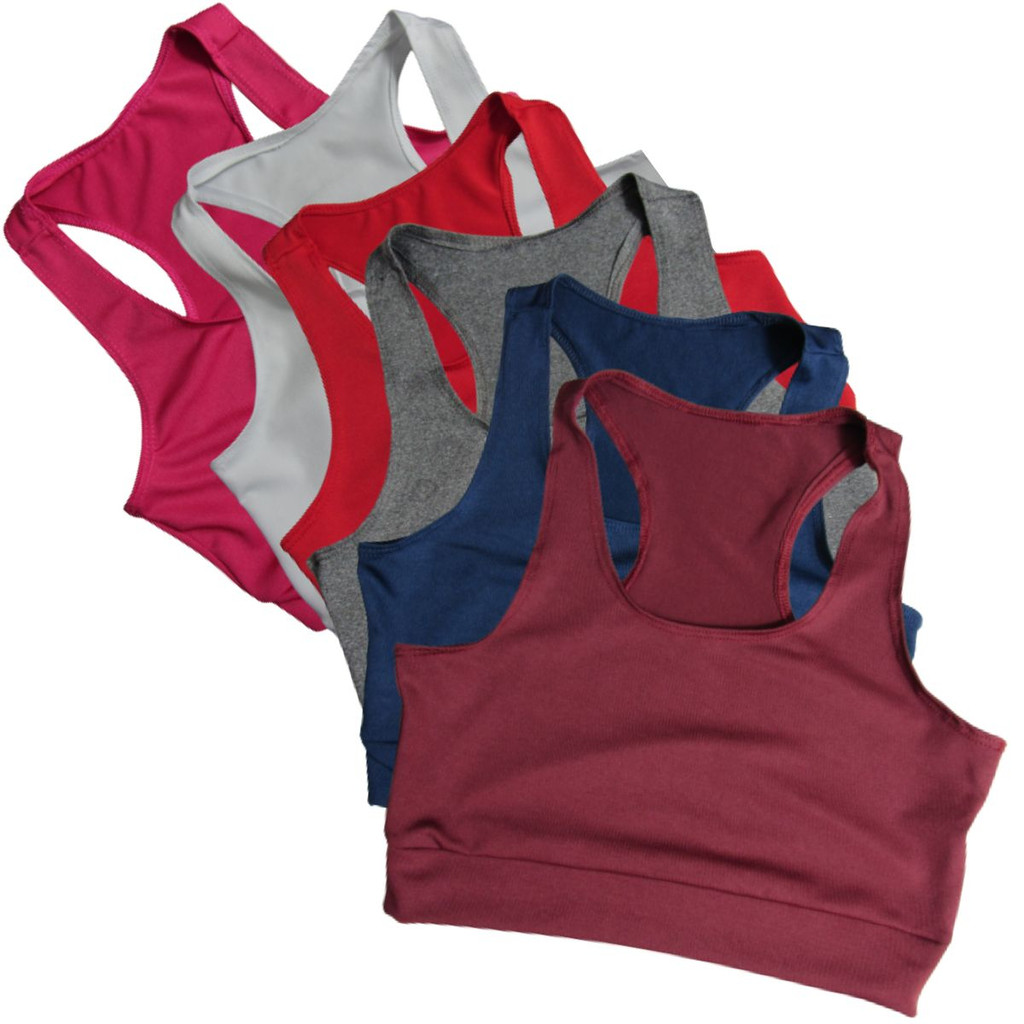 KIT 3  Top Fitness Feminino para Malhar Suplex Moda Academia sem Bojo