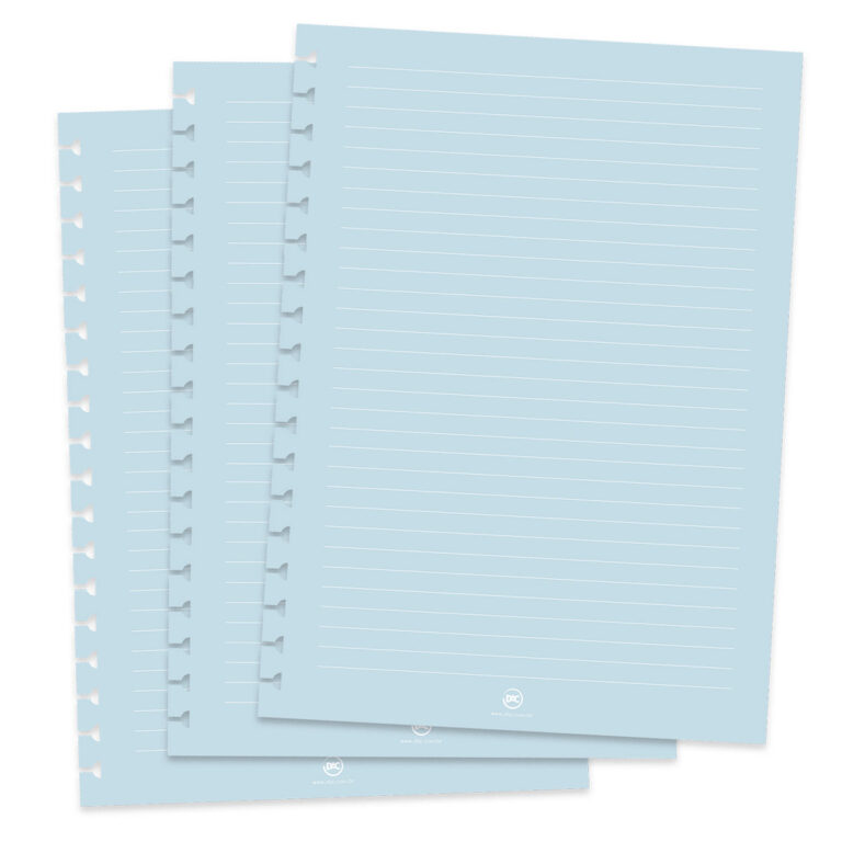 Refil De Folhas P/Caderno Univ. Azul Tira e Põe 4