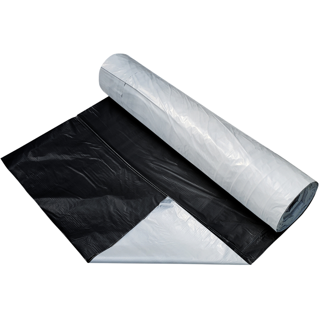 Lona Silagem Preta e Branca 8x2m Cobertura Dupla Face Silo Grão e Forragem Anti UV