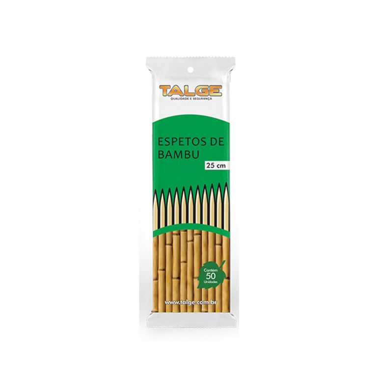 Espeto de Bambu Talge 25cm C/50uni