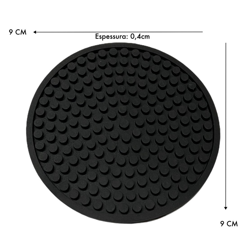 Porta Copo Bolacha Barmat P/ Mesa Bar Balcao Suor Chopp Cerveja Protege Balcao