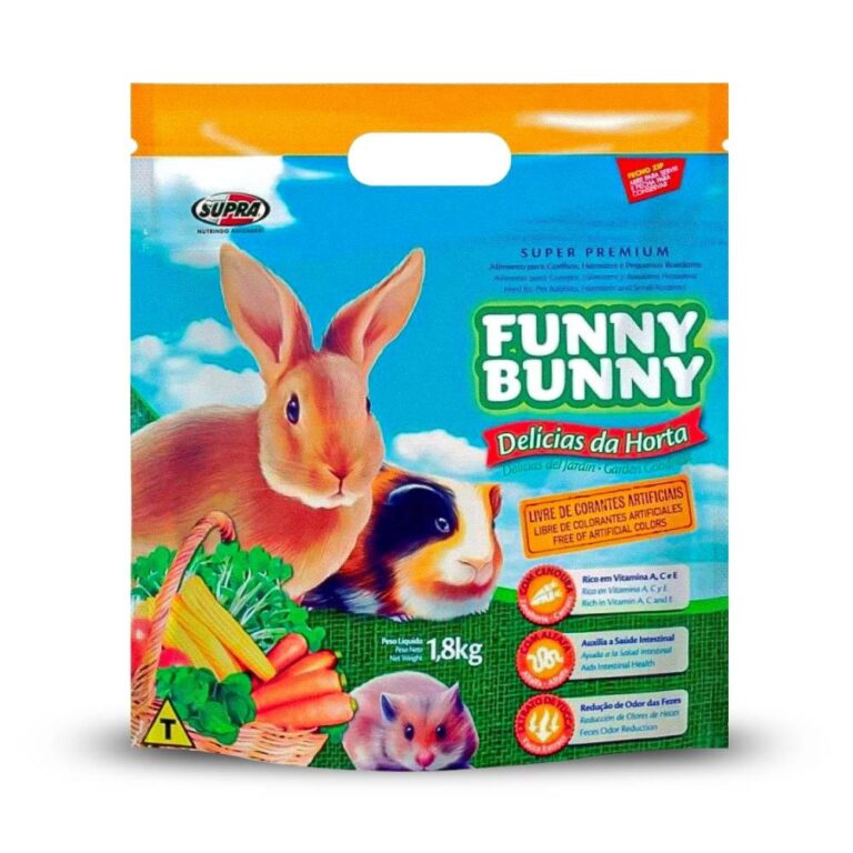 Funny Bunny Delícias da Horta 1,8kg Ração para 
