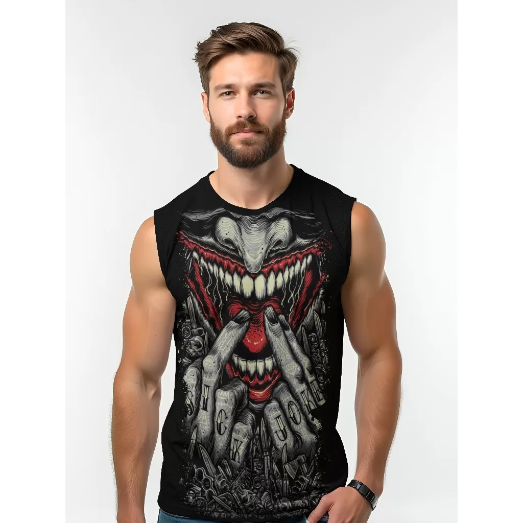 Camiseta Dry Fit Masculina UV 50+ Joker Assobio Estampada Academia Corrida Treino Casual