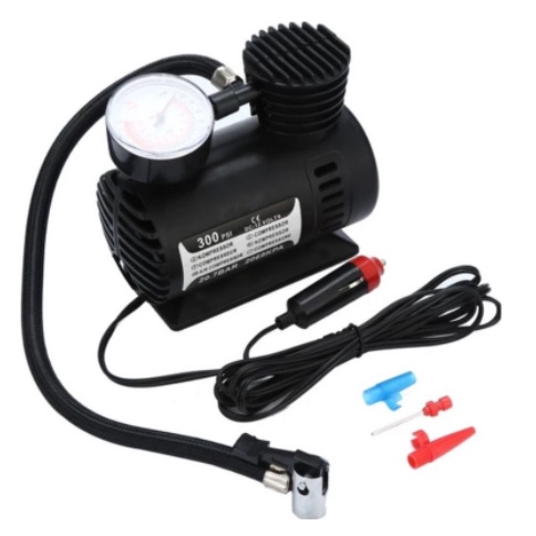 Compressor De Ar Mini Portatil Encher Pneu Carro 1