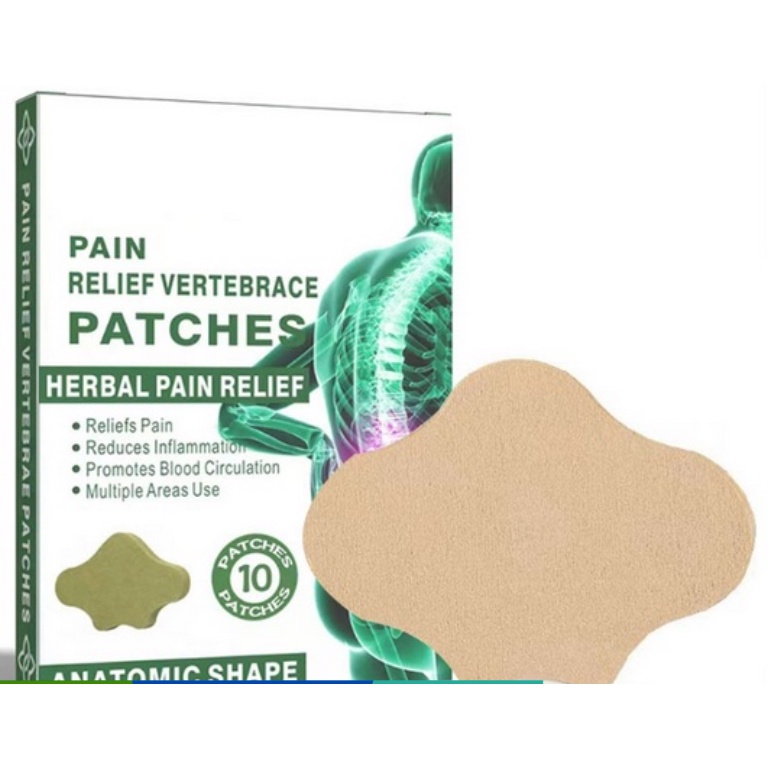Kit 10 Adesivos Terapéuticos Para Alivio De Dor N