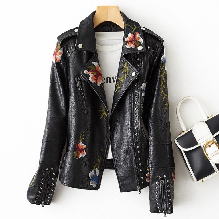 Novas Mulheres Retro Floral Imprimir Bordado Faux 