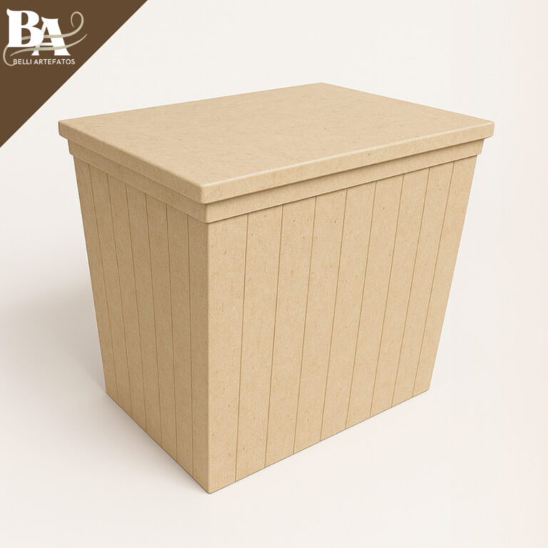 Mesa de Festa Grande Frisada Fake Mdf Cru