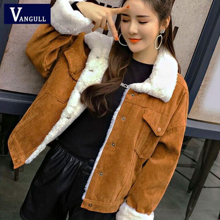Mulheres Inverno Casaco De Lã De Veludo Engrossar