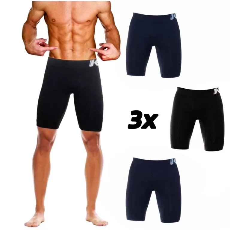 Kit 3 Bermudas Térmica Anti Assadura Shorts Térm
