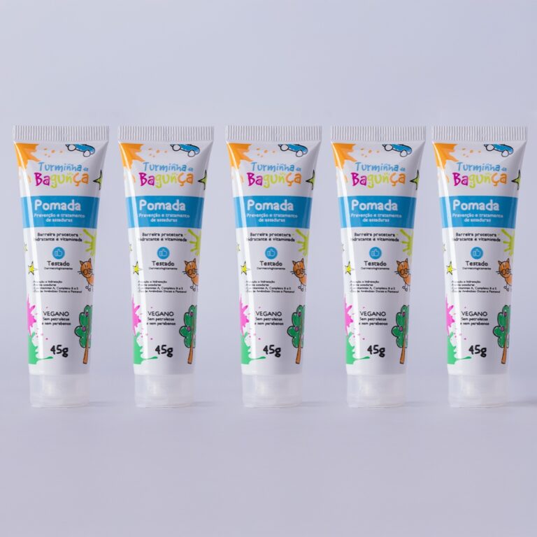 Kit 05 Pomadas Prevenção de Assaduras TURMINHA D
