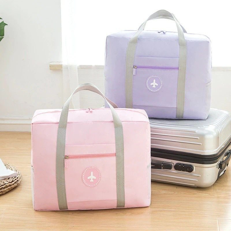 Bolsa Dobrável de Viagem Impermeável Nylon Grande Viagem Promoção