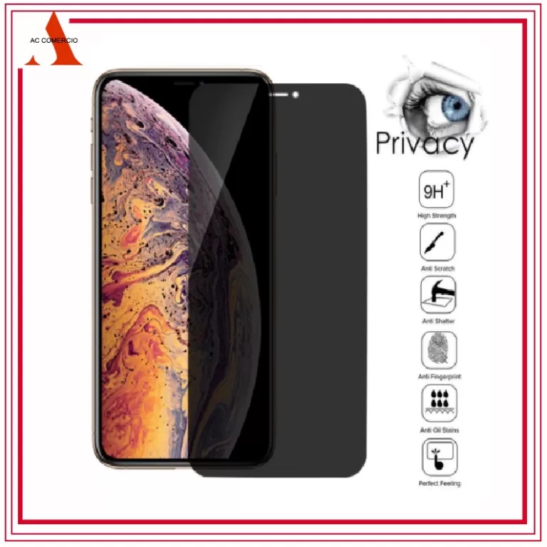 Película de vidro 3D Privativa Anti Spy Para IPho