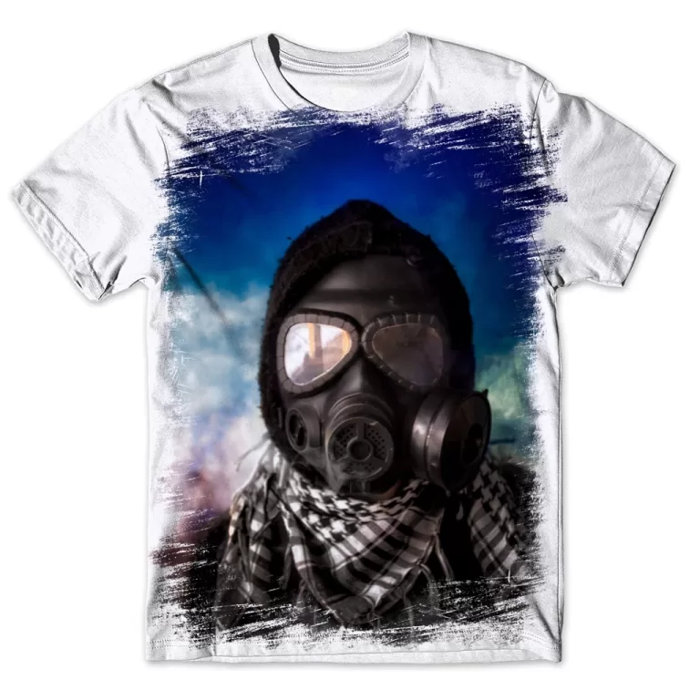 Camisa Camiseta Masculina cyberpunk futurista Ref 