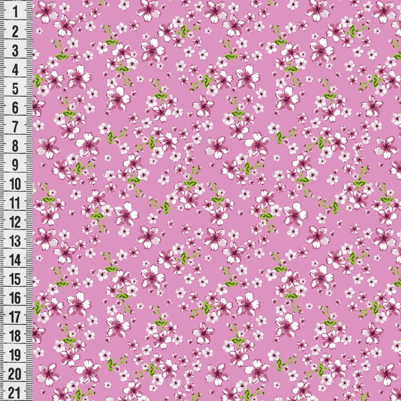 Tricoline Estampado Liberty Encanto Rosa – A Partir de 50cm