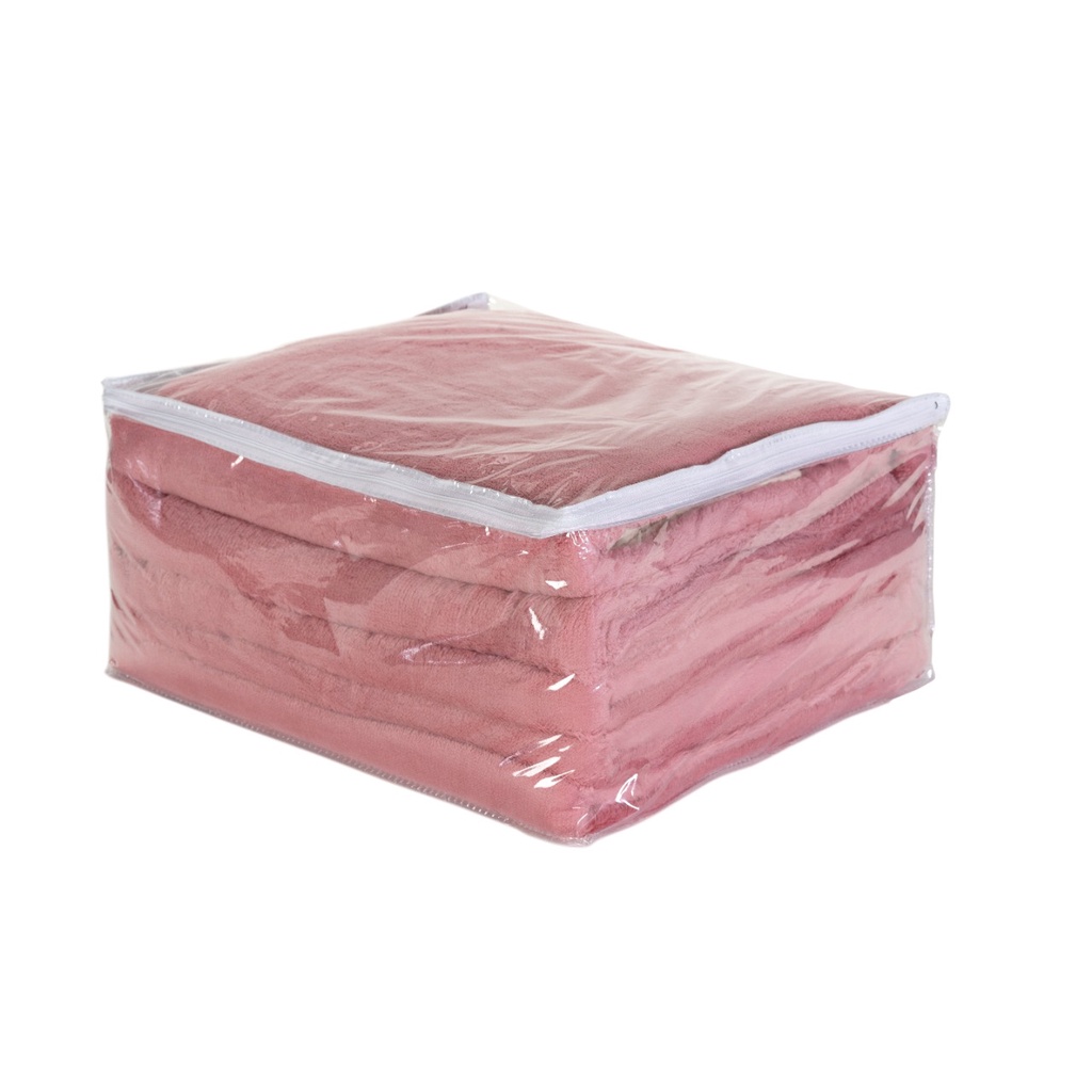 Kit 10 Organizador M- Pvc De Enxovais E Roupas Com Zíper.