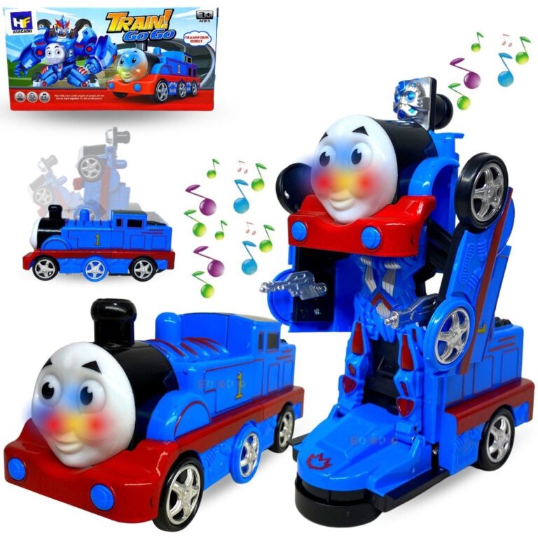 Trenzinho Thomas Vira Robô Transformers Com Som E