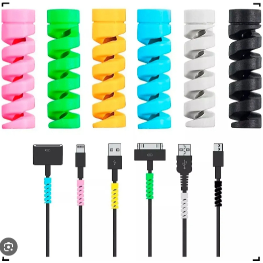 Protetor Espiral Para Cabo De Carregamento Usb Fon