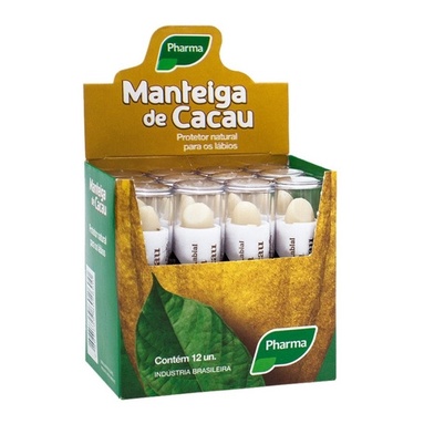 Caixa c/12 Manteiga De Cacau Bastão Tradicional- 